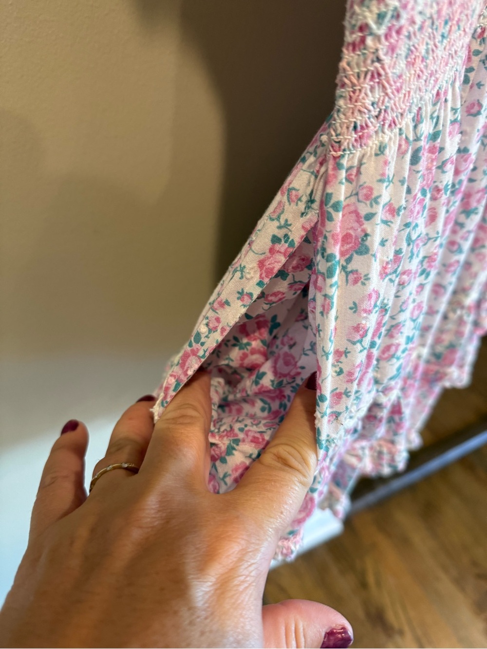 LoveShackFancy Pink Mini Dress Stanton | EUC | Size XS - Picture 12 of 13